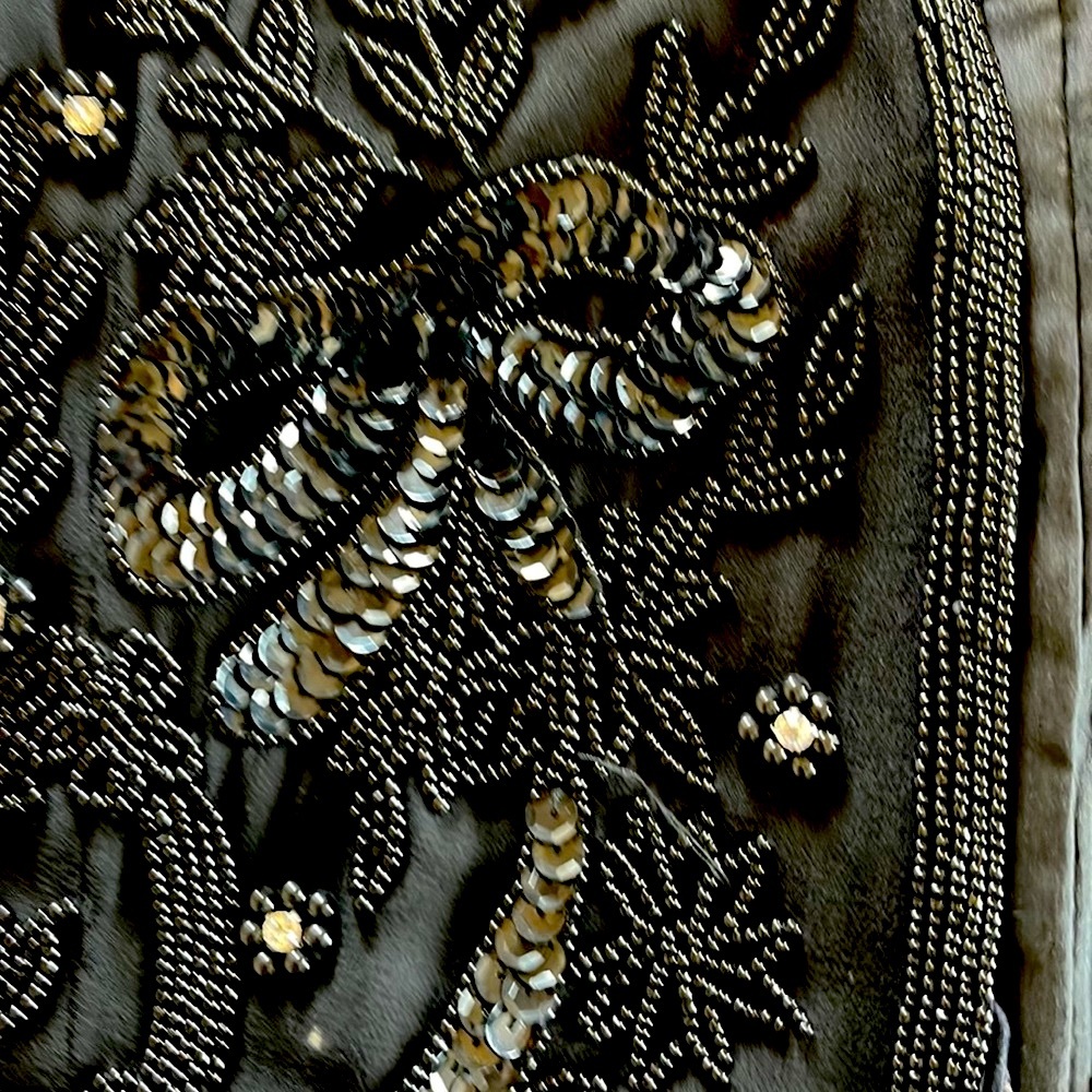 Hildegards Aspen Vintage Beaded Silk Vest View 3